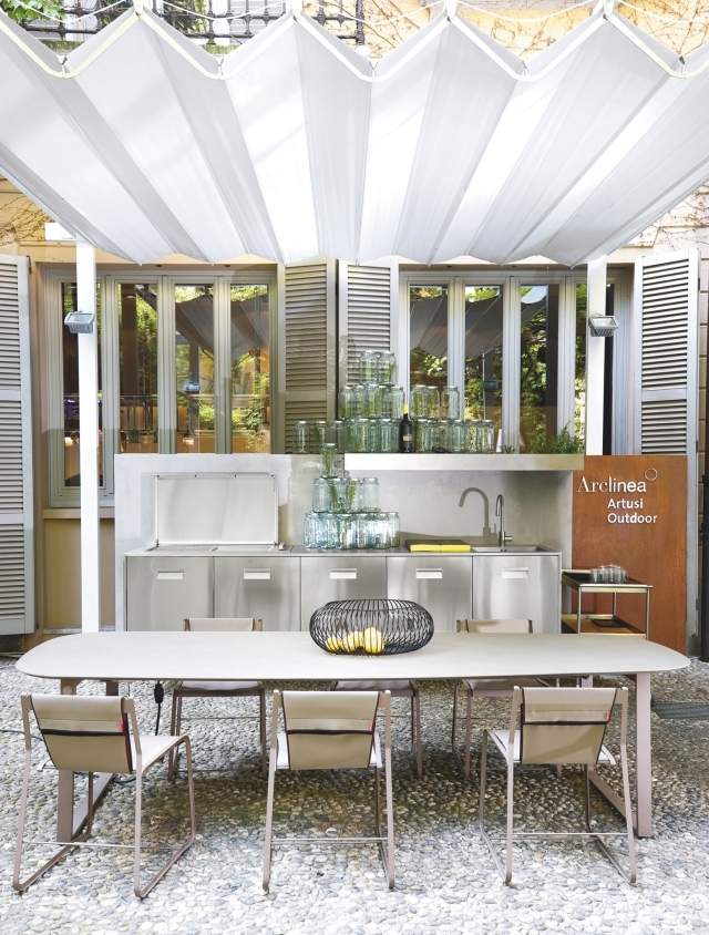 vonkajšia kuchyňa artusi terasa strešná krytina