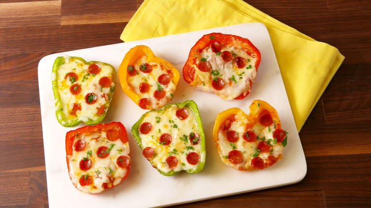 Jednoduché recepty na varenie s deťmi mini pizze na paprike