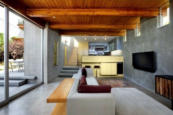 teplé farby v obývačke