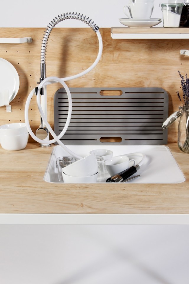 kuchynský systém drezová hadicová sprcha dizajnér dirk biotto