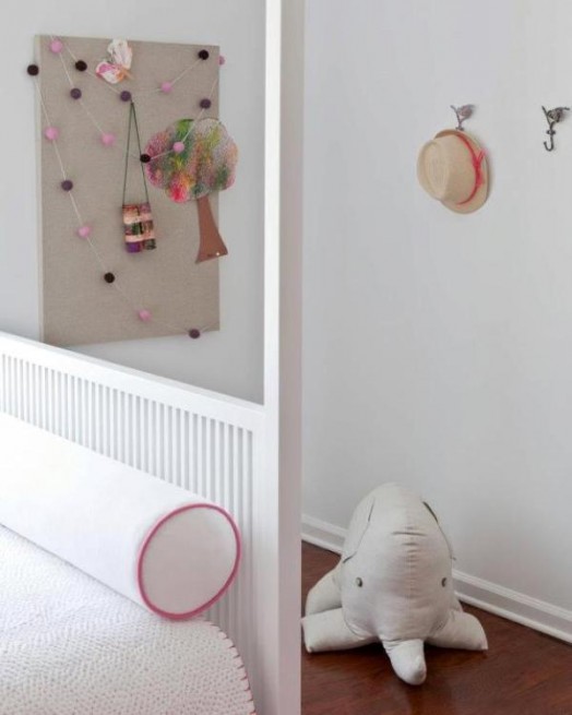 kompletná škôlka ružovo biela bohémska elegantná dekorácia