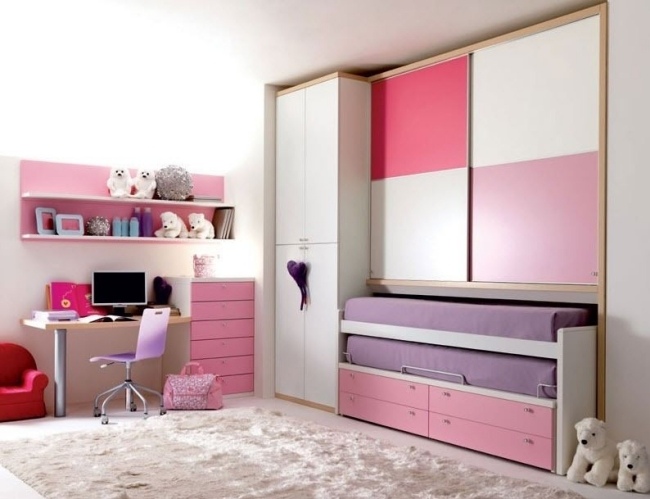 doimo skyline dievča nábytok do škôlky ružová fialová