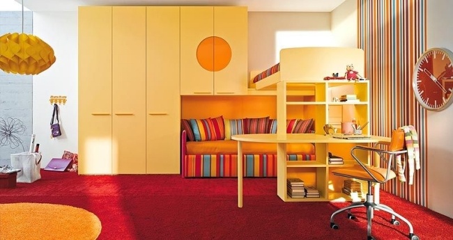 domovy mistral oranžový nábytok nápady pre dievčatá miestnosti