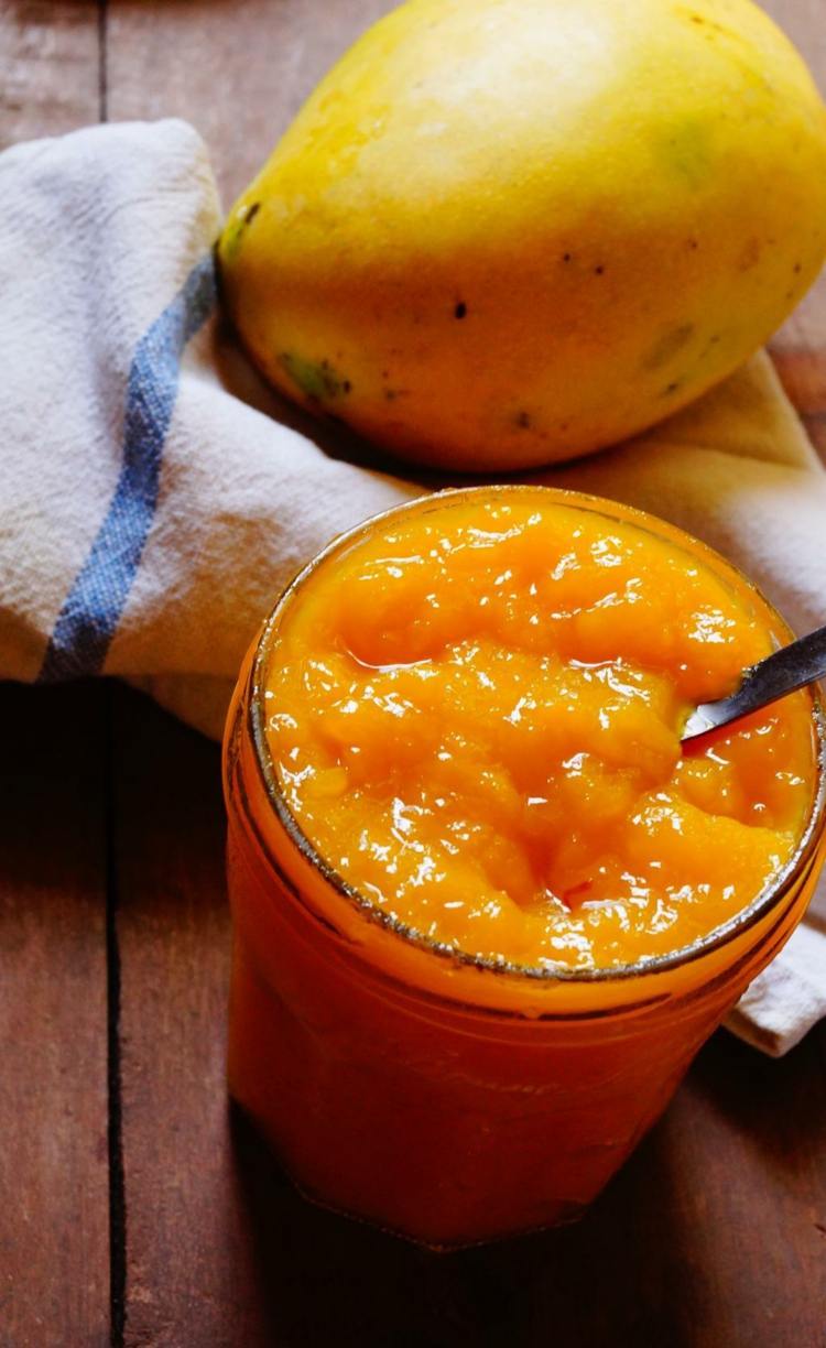 džem-varenie-mango-ovocie-exotické-recept-korenie