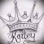 skice tetovaža krune s imenom - crtež za tetovažu iz 15052016 1