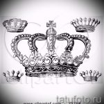 skica tetovaže krune za djevojčice - crtež za tetovažu iz 15052016 1