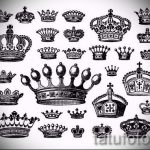 skica tetovaže krune za djevojčice - crtež za tetovažu iz 15052016 4