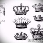 skica tetovaže krune za djevojčice - crtež za tetovažu iz 15052016 5