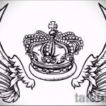 skica tetovaže krune - crtež za tetovažu iz 15052016 5