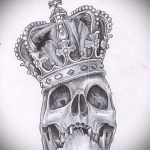 skica tetovaže krune - crtež za tetovažu iz 15052016 8