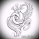 skica tetovaže krune - crtež za tetovažu iz 15052016 10