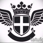 skica tetovaže krune - crtež za tetovažu iz 15052016 30