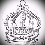 skica tetovaže krune - crtež za tetovažu iz 15052016 39