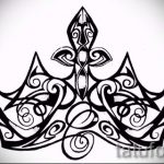 skica tetovaže krune - crtež za tetovažu iz 15052016 43