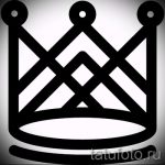 skica tetovaže krune - crtež za tetovažu iz 15052016 49