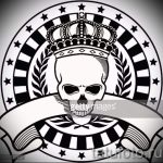 skica tetovaže krune - crtež za tetovažu iz 15052016 64