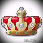 skica tetovaže krune - crtež za tetovažu iz 15052016 74