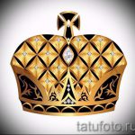 skica tetovaže krune - crtež za tetovažu iz 15052016 75