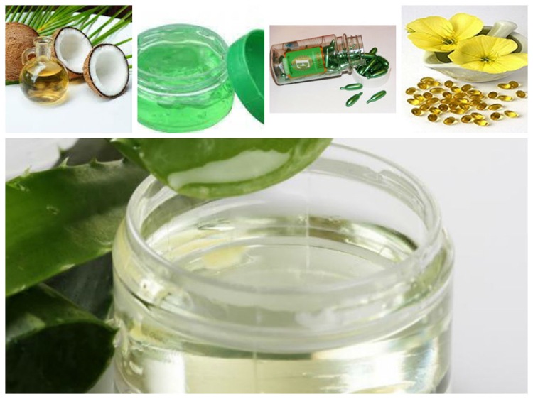 Očný krém kokosový olej aloe vera pupalkový olej