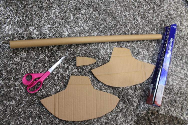 Vyrobte sekeru z kartónovej hliníkovej fólie