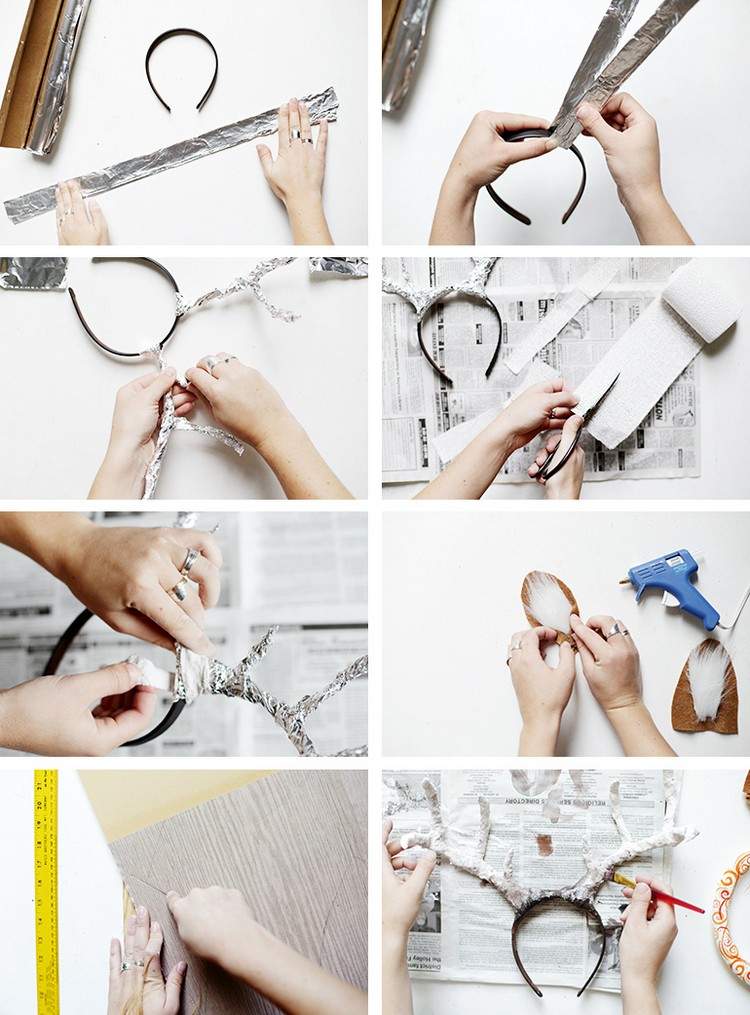 drotár kostým jeleňa paroh čelenka