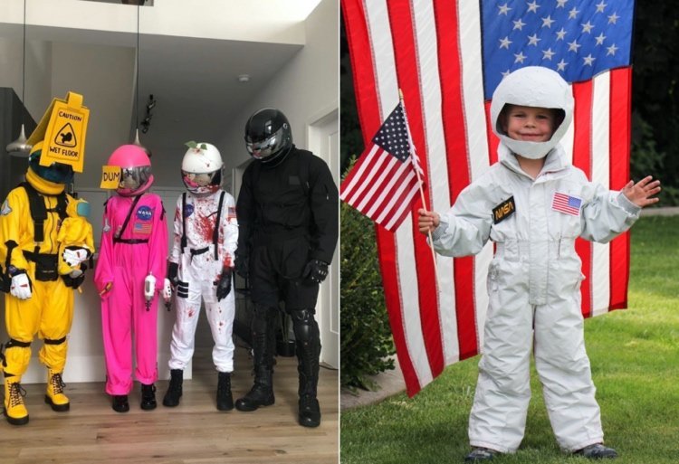 Helma na kostýmy vhodné na Covid na Halloween - astronauti a ďalšie nápady