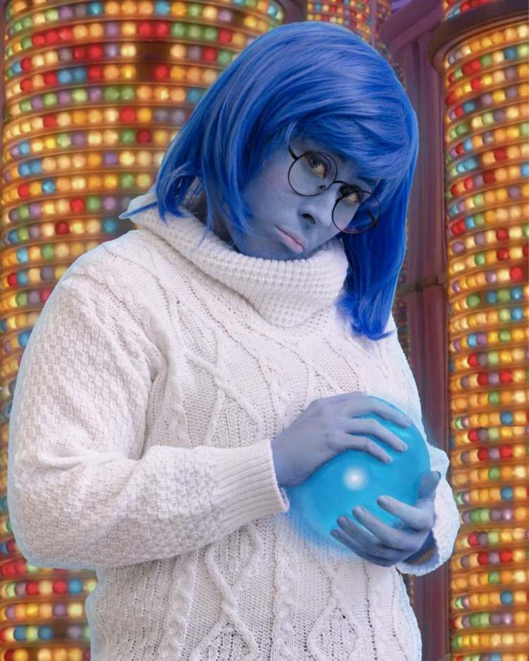 halloween kostýmy xxl urobte to sami, všetko je hore nohami