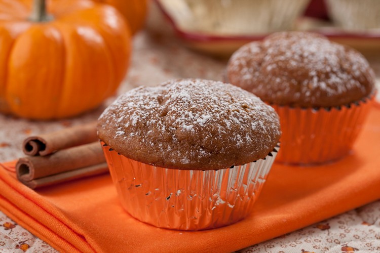 Tekvicové tvarohové muffiny s receptami na pečenie bez čokolády