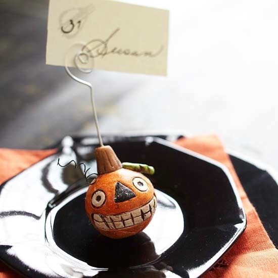 Mandarínkové zdobenie-vyrezávanie strašnej grimasy na Halloween