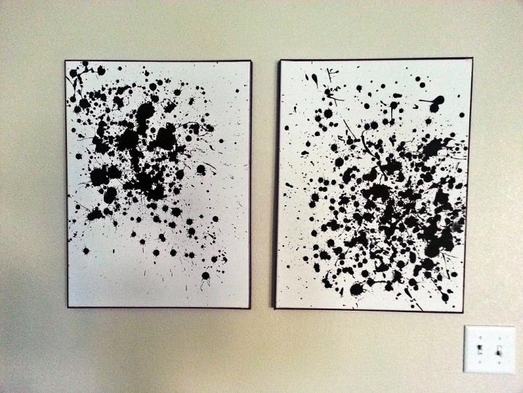 Ozdobte si svoje nápady pre domácnosť-urobte si málo peňazí-čierno-biele-škvrny