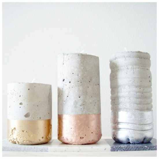 Farebná dekorácia domu na svietnik Nápad na výzdobu domu na sviečky