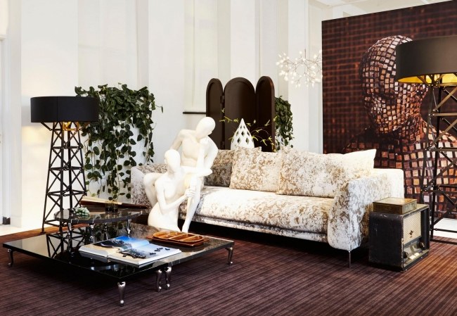 Moderný dizajn stojacej lampy Joost van Bleiswijk inšpirovaný priemyslom Moderný dizajn stojacej lampy Joost van Bleiswijk Moooi Dutch inšpirovaný priemyslom