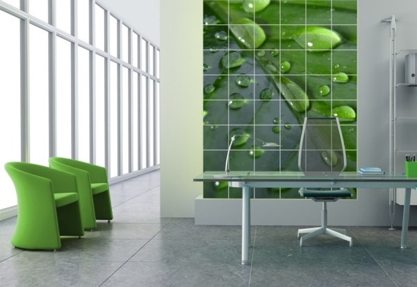 Kreatívne fotografické dlaždice od čerstvého kancelárskeho dizajnu Okhyo Kreatívne foto-dlaždice-od-Okhyo-fresh-office-design