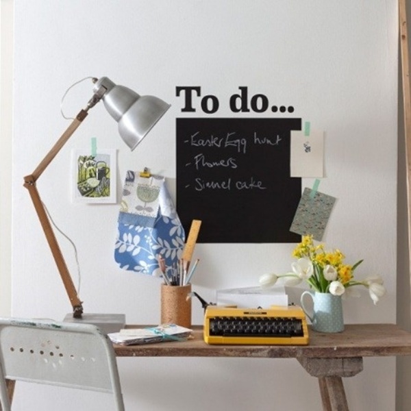 todo dekorácia na stenu kreatívne nápady pre zariadenie domácej kancelárie