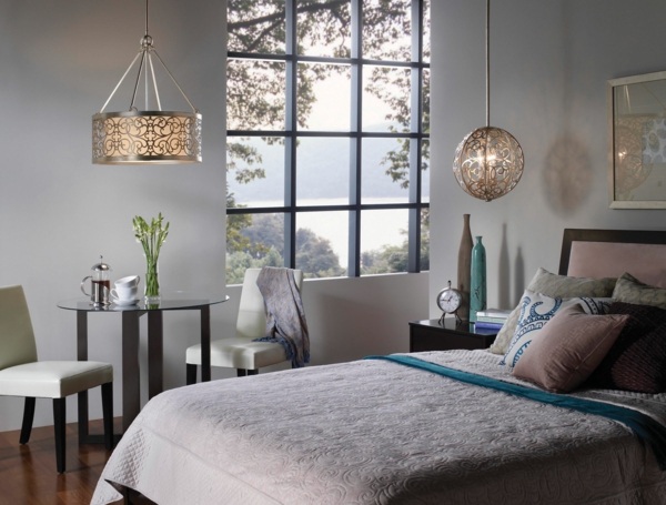 Nápady na osvetlenie závesných svetiel v spálni Nápady-osvetlenie-v-spálni-závesné svetlá