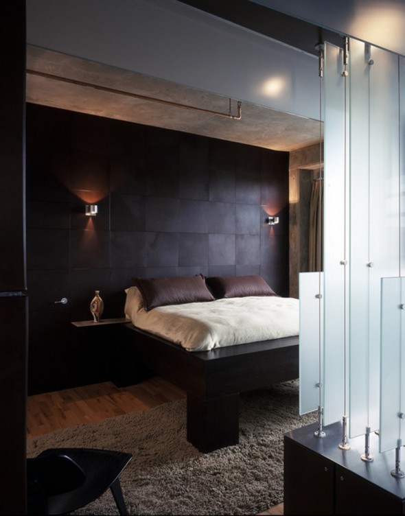 Nápady osvetlenie v spálni čierna prízvuk stena svietnik Nápady-osvetlenie-v-spálni-čierny-prízvuk-nástenné svietniky