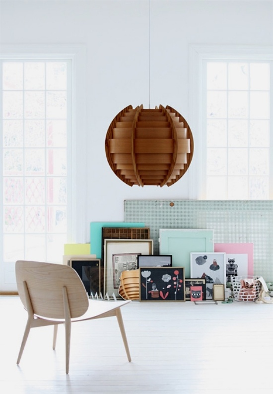 tvar lustrovej gule kreatívne nápady dizajn a dekorácia nábytku