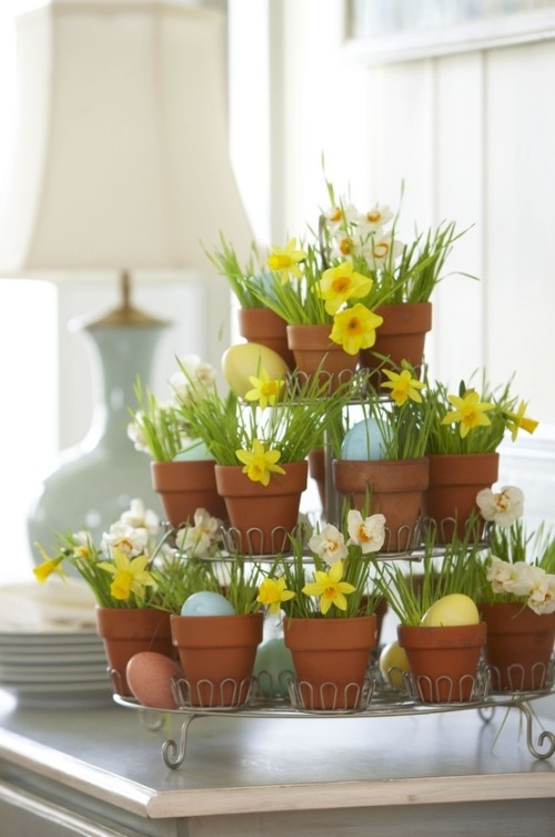kreatívne nápady párty dekorácie jarné motívy kvetináče kreatívne nápady párty dekorácia s jarnými motívmi kvetináče