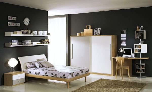 béžovo-hnedá izba pre mládež béžovo-hnedá izba pre mládež