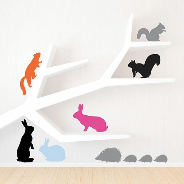 Biely policový systém do detskej izby