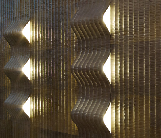 zakrivené obklady, akcentové osvetlenie zakrivené obklady a akcentové osvetlenie