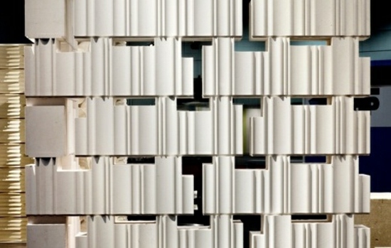 Nápad na dizajn steny biely kameň Nápad na obkladačky biely kameň