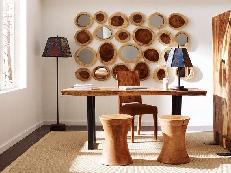 kreatívny-domov-nápady-urob si sám-zrkadlo-kmeň-drotár