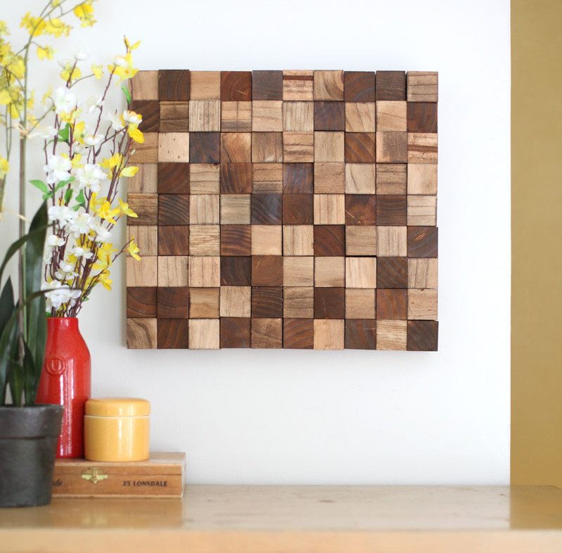 kreatívne-nápady na bývanie-urob si sám-drevo-parketa-dekorácia na stenu