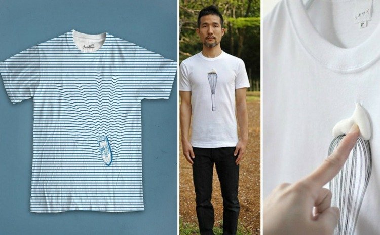 kreatívne-dizajnové-tričko-čln-viac-vĺn-whorl-obrázok