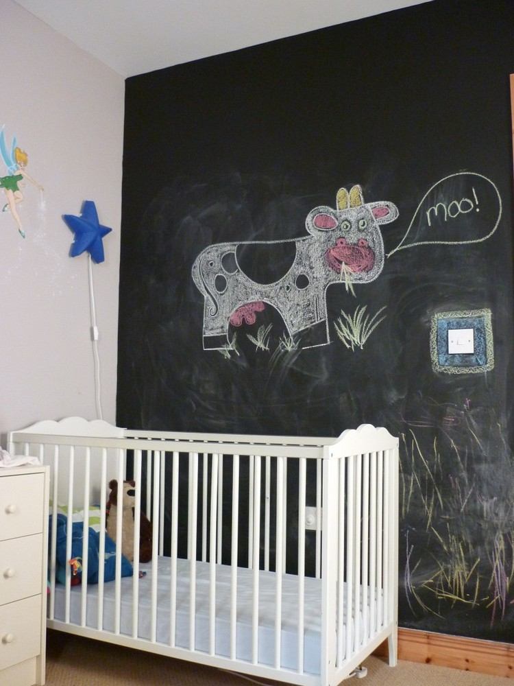Kriedová doska v detskej izbe na stenu