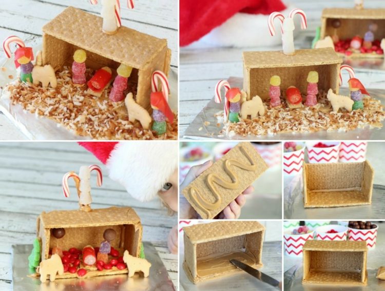 Detská postieľka drotárske detské perníkové sušienky ovocná guma