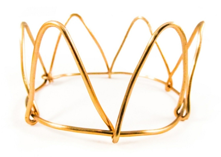 korunka drotár prima-optika-čelenka-kostým-drôt-zlatá farba