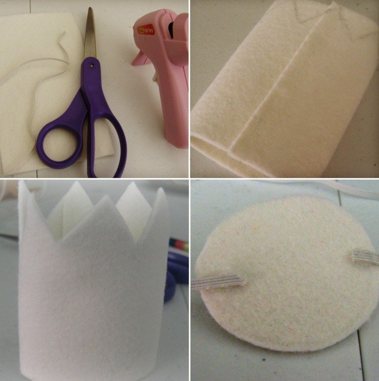 korunkovačka-ručné-inštrukcie-plsť-tkanina-jednoduché-nožnice-horúca lepiaca pištoľ