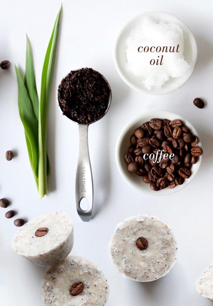 urobte si vlastné telo peeling prírodne domáca domáca recepty recepty nápady nápady tipy starostlivosť o pokožku kávová usadenina kokosový olej